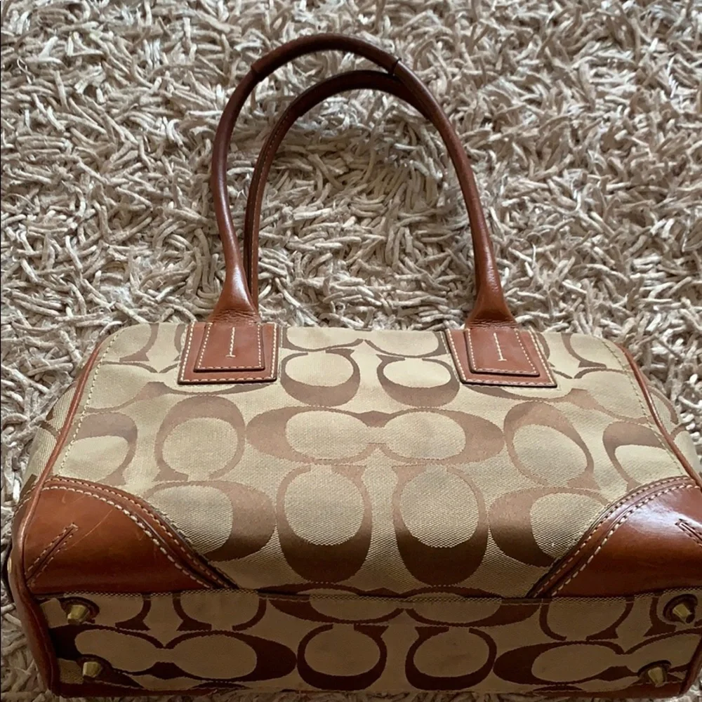 Vintage Coach Hampton Signature Satchel